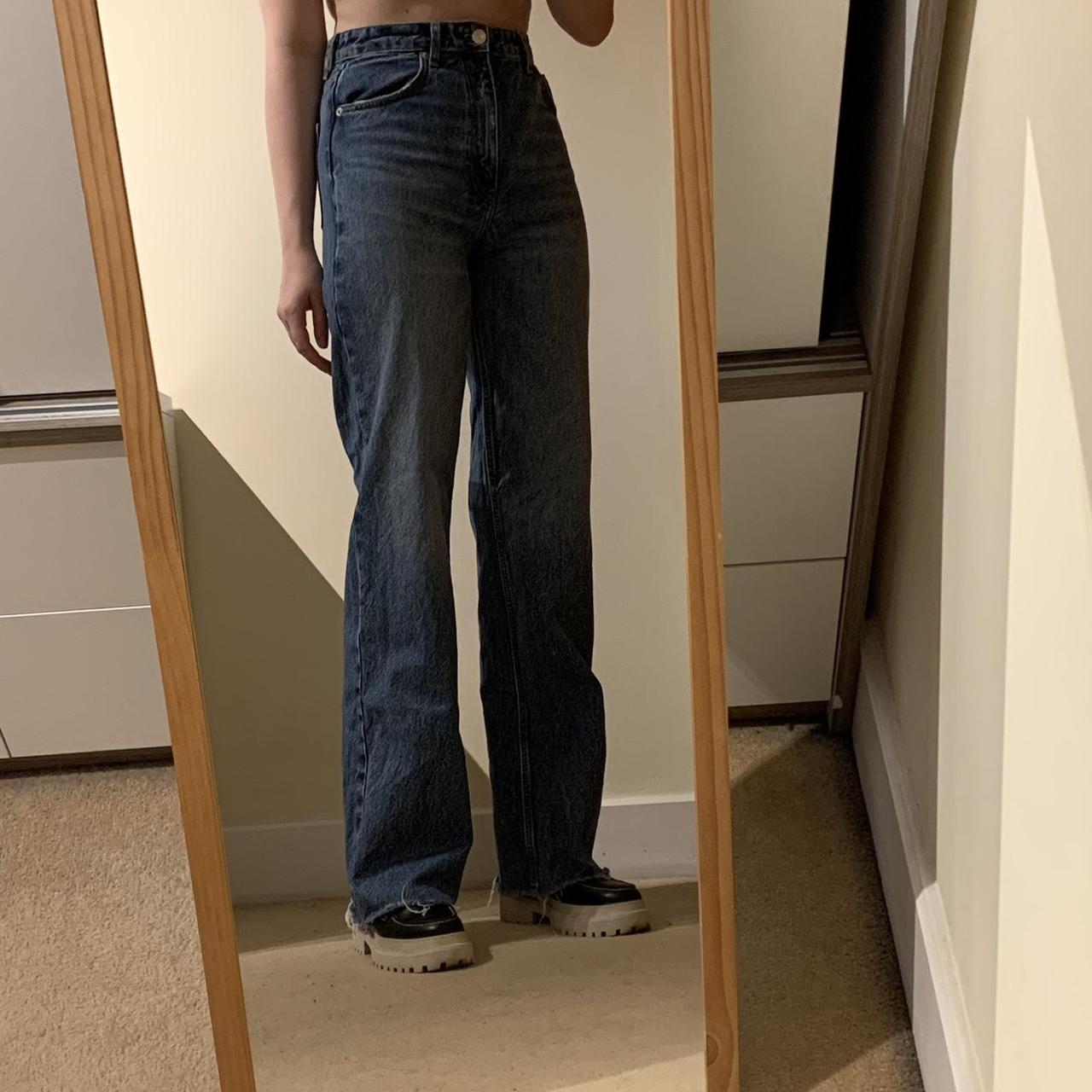 Zara 90s full length jeans. Never worn. Unfinished... Depop