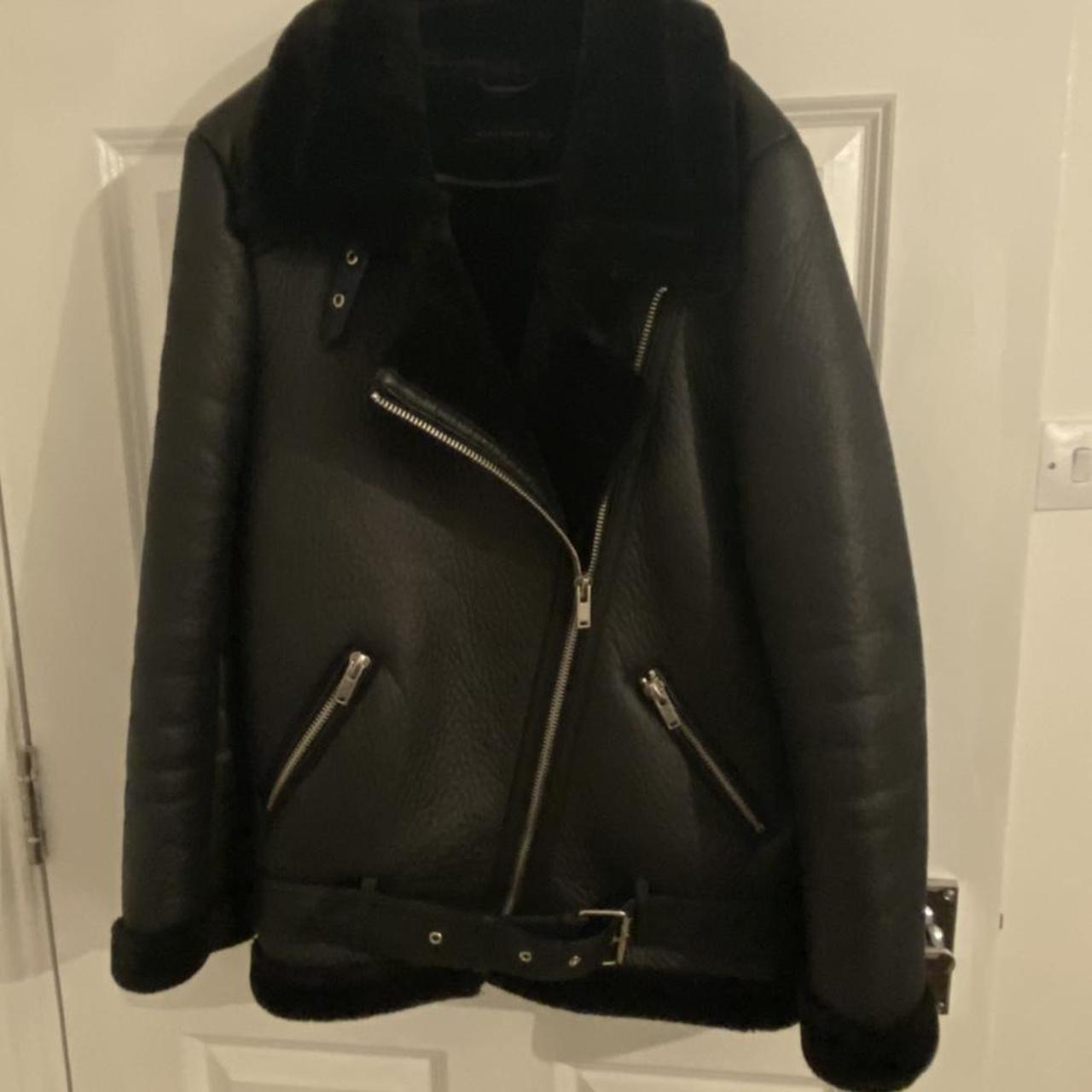 zara ladies aviator jacket