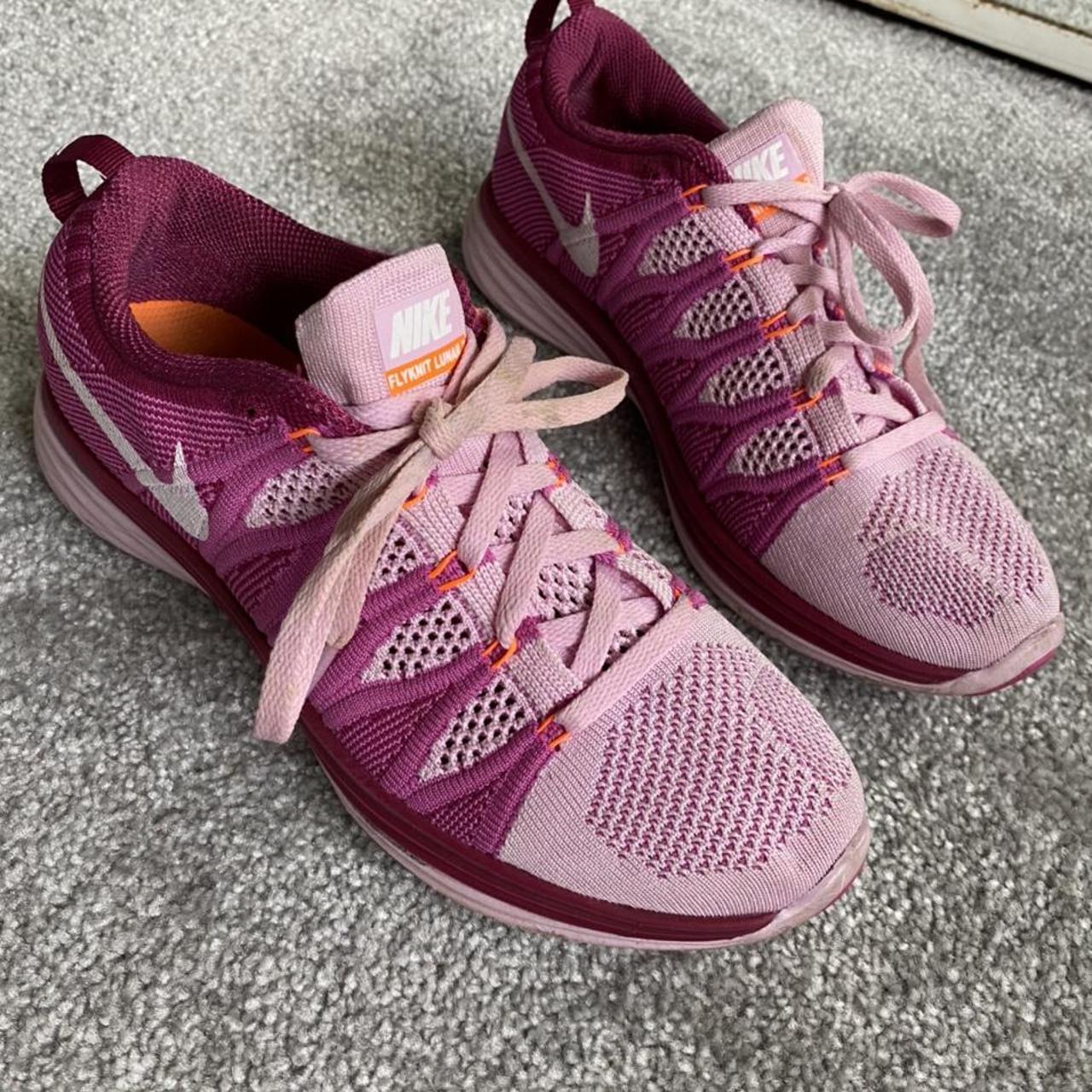 nike lunar flyknit pink