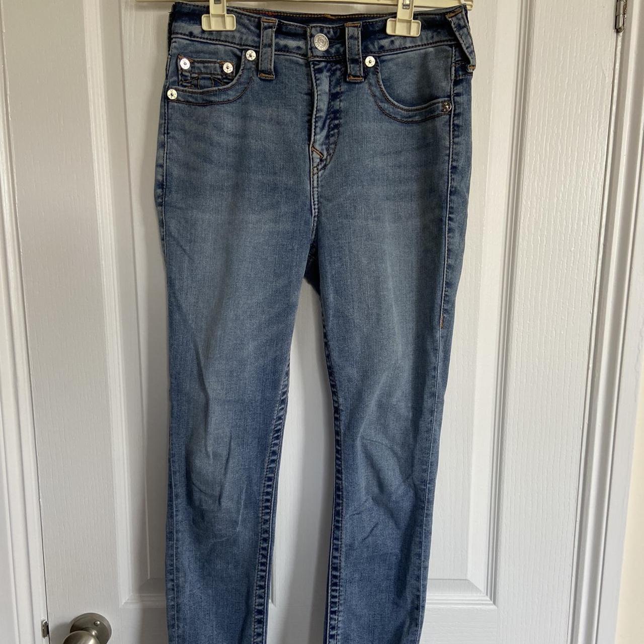 True Religion Jennie Curvy High Rise Skinny. Really - Depop