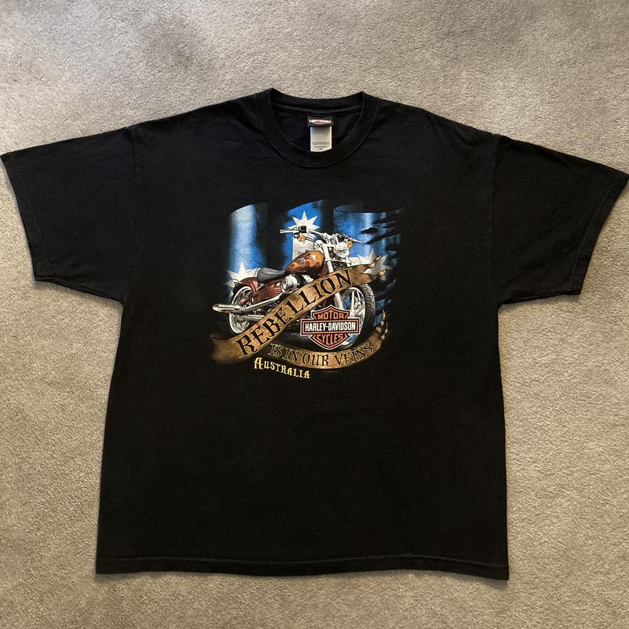 2005 Harley Davidson Brisbane, Australia tee. 🇦🇺 size... - Depop