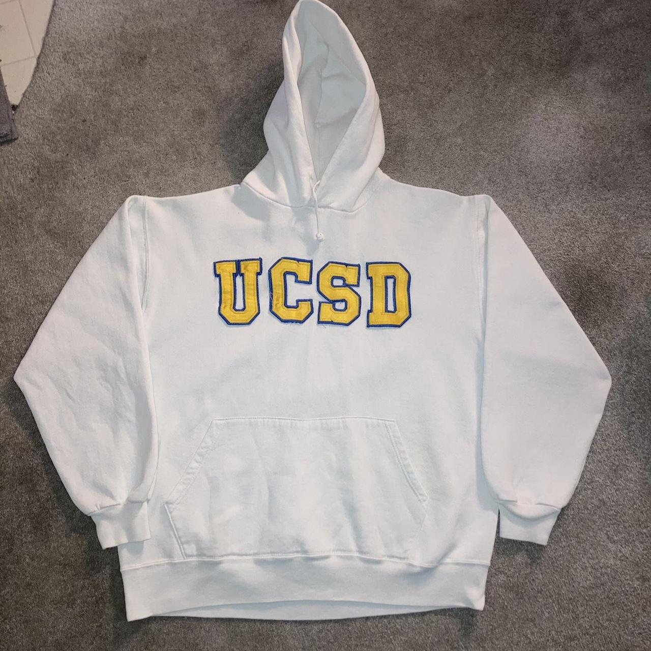 90s Russell Athletic UCSD pullover hoodie. 📖 size... - Depop