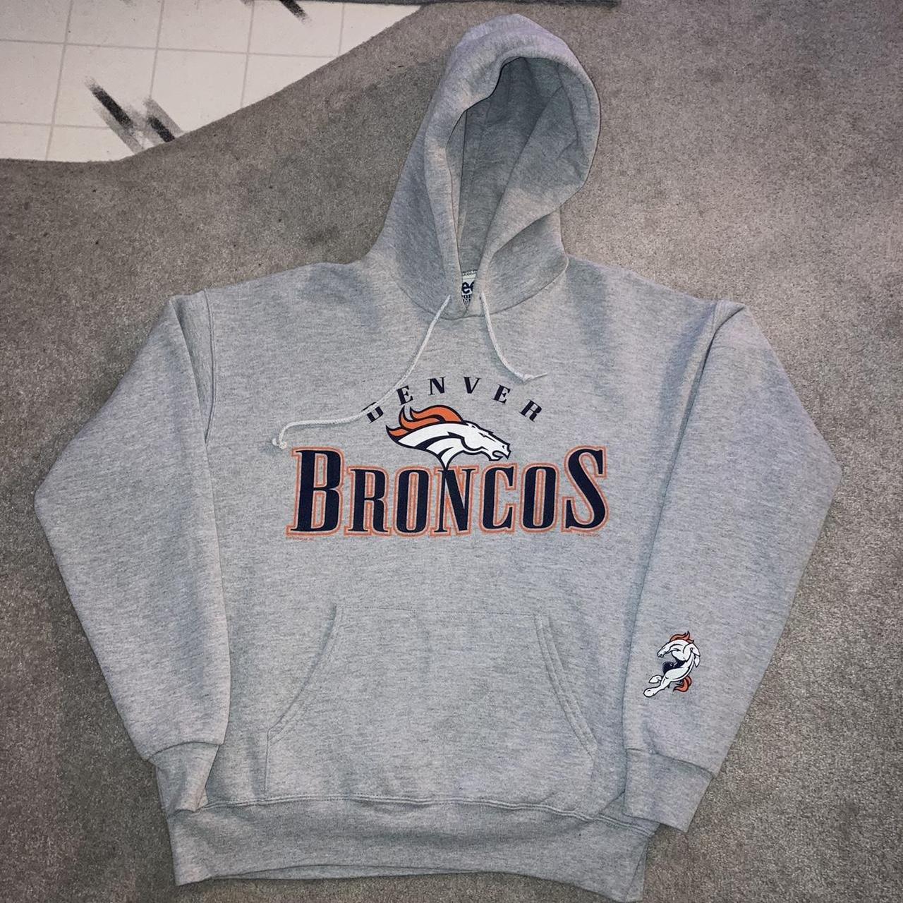 90s Lee Sport Denver Broncos pullover hoodie. 