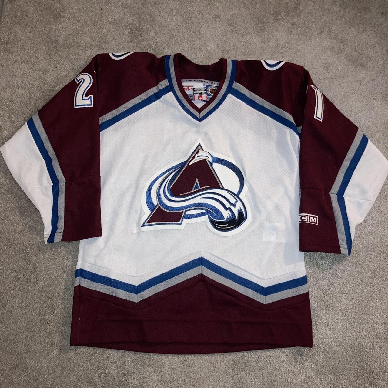 Colorado Avalanche Vintage Starter Hockey Jersey L 