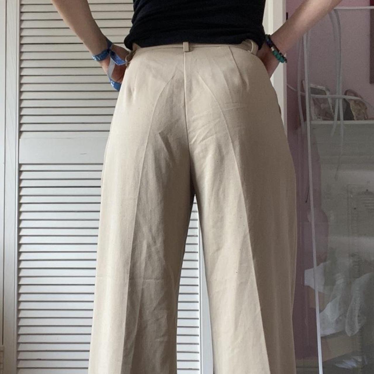 Motel Rocks parallel/abba trousers in tan - size XS... - Depop