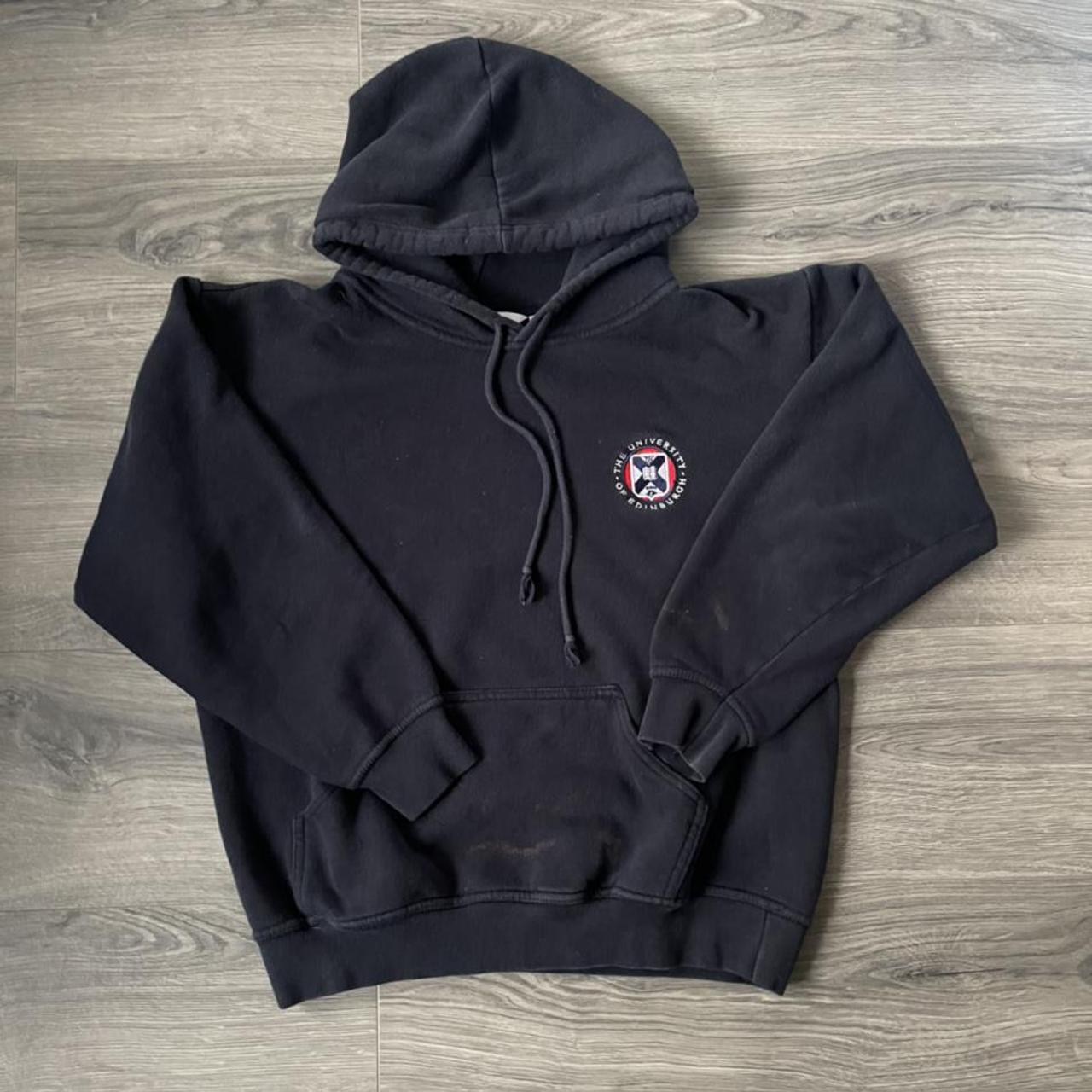 American Vintage Men's Navy Hoodie | Depop