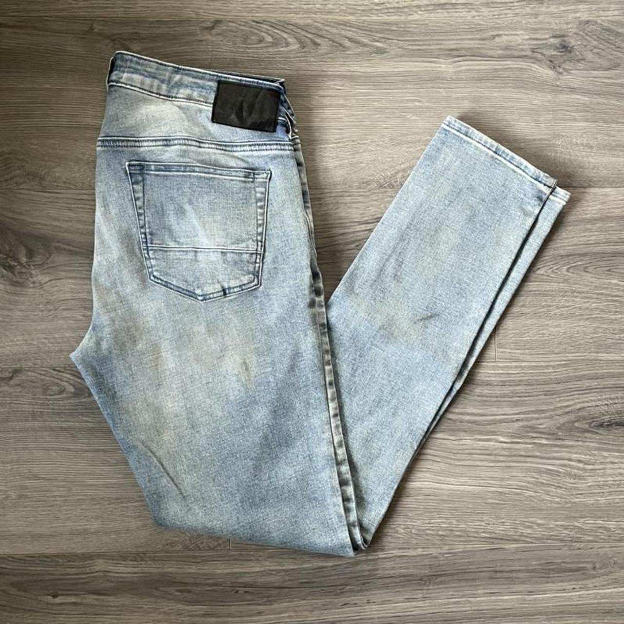 Pacsun light wash skinny jeans Size 32 x 32 Good... - Depop