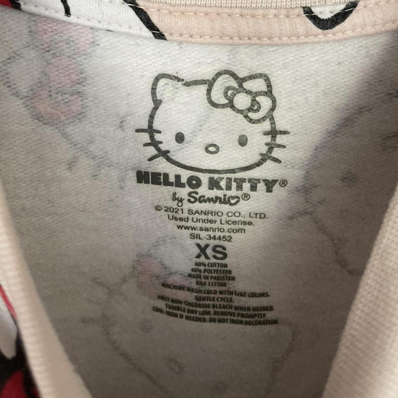 Hello Kitty Sanrio light pink crewneck... - Depop