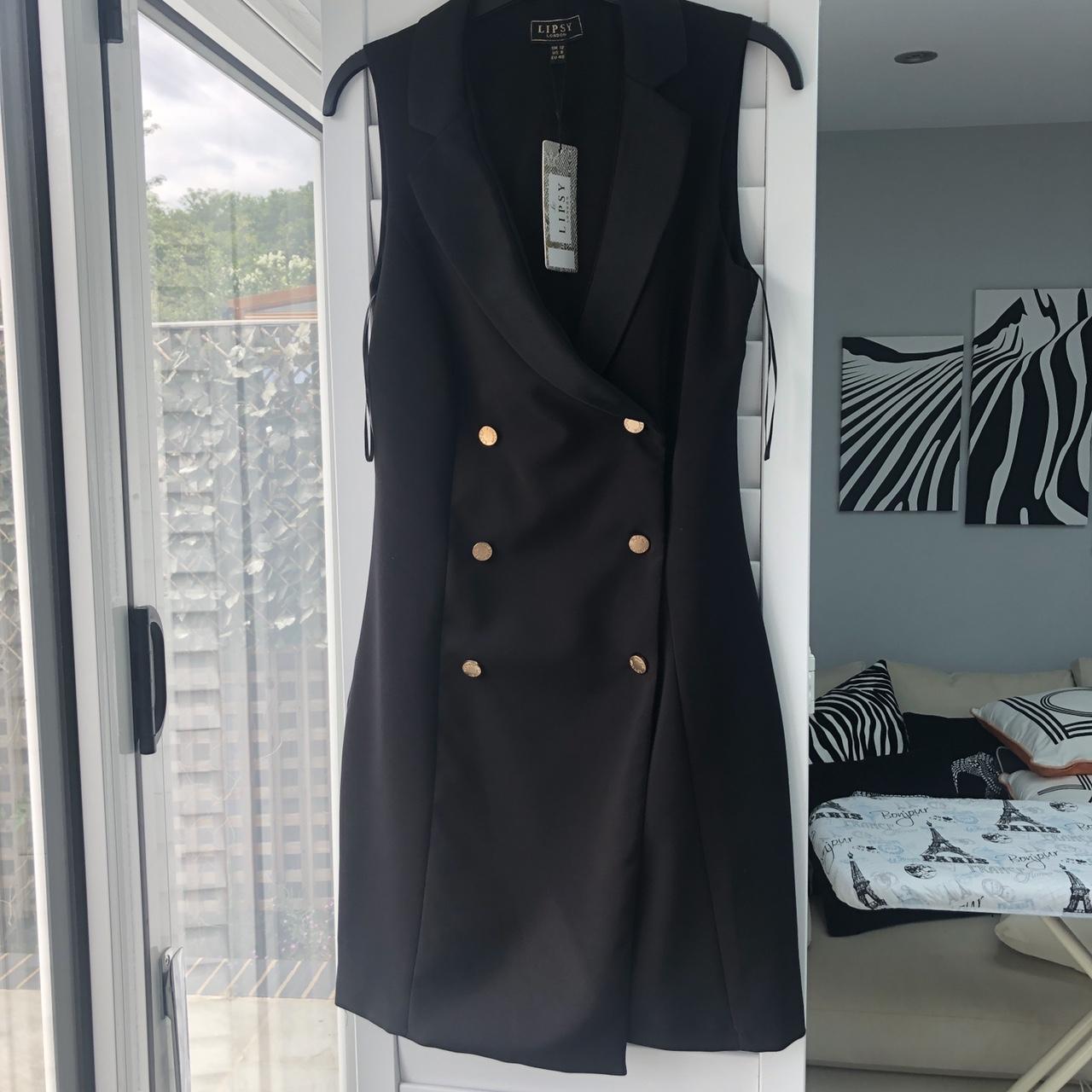 PRICE REDUCTION Beautiful black Lipsy blazer dress Depop