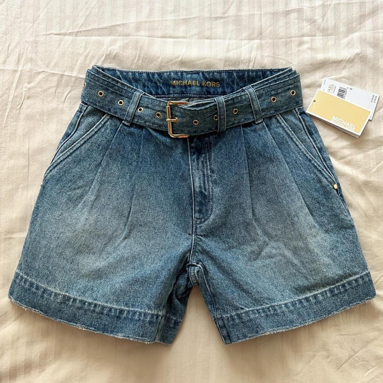 Michael kors denim on sale shorts