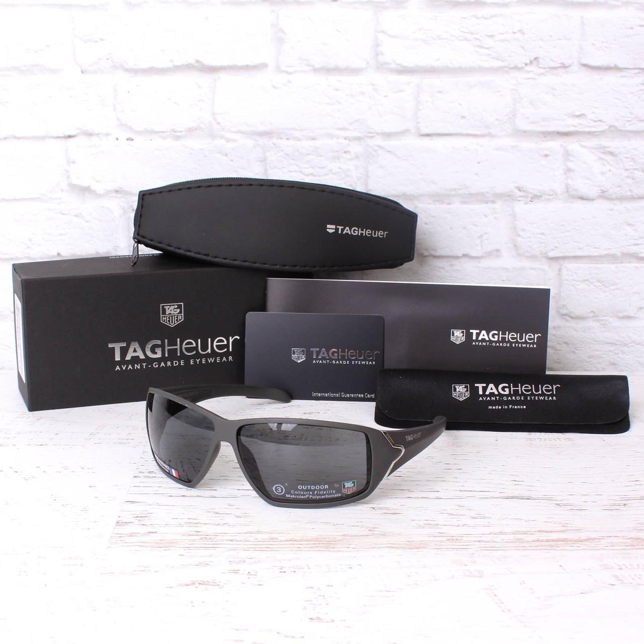 TAG Heuer Men's Grey and Grey Sunglasses