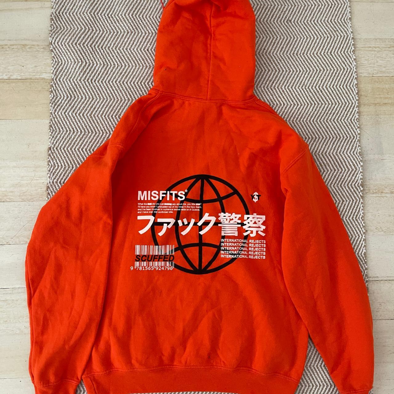 Misfits Worldwide Orange Hoodie Size S All items. Depop