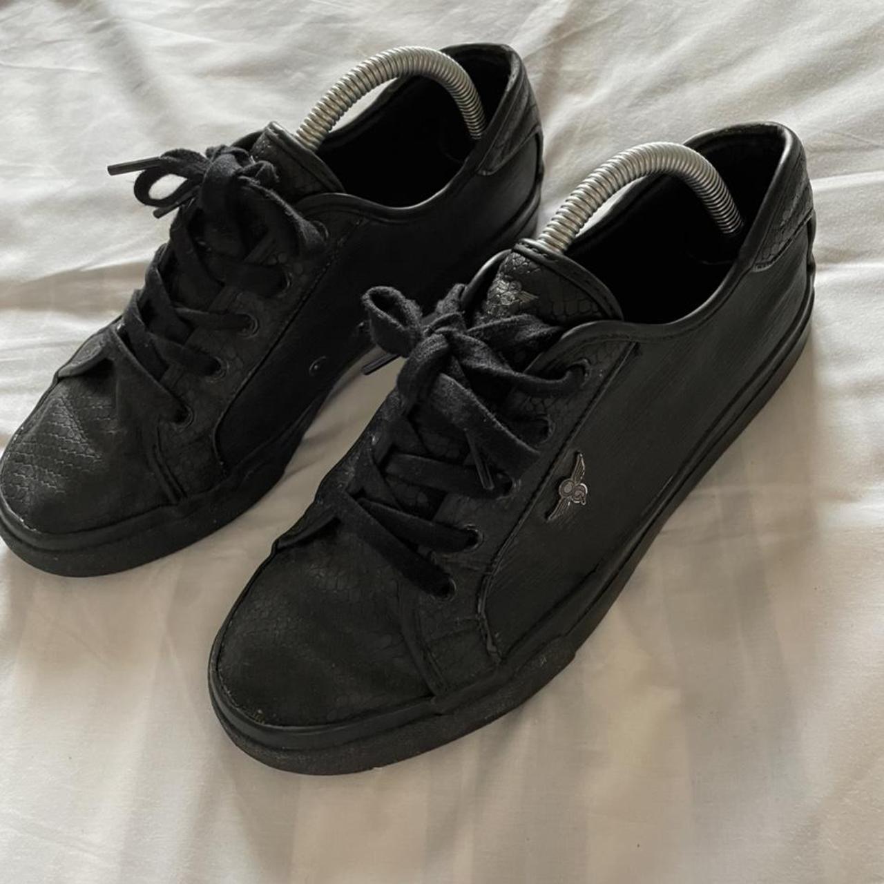 creative recreation kaplan leather trainer