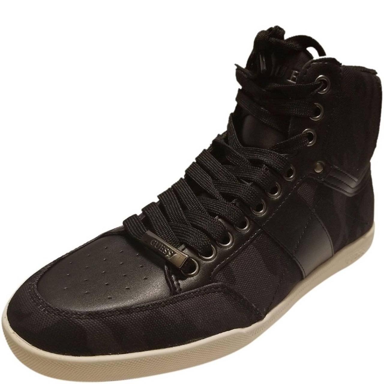 New in Box Guess high-top casual sneakers feature a... - Depop