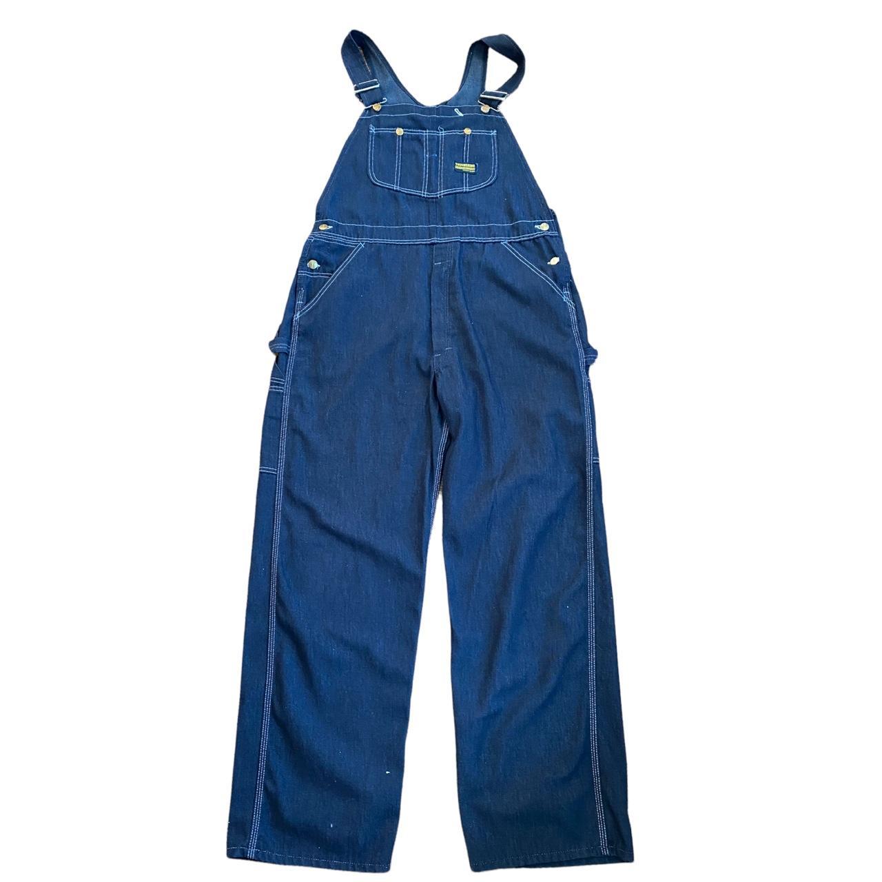 Sears Union Made Toughmade Denim Workwear Overalls... Depop