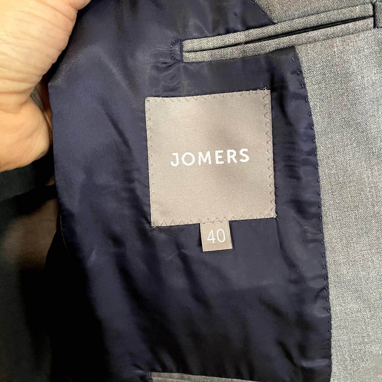 Beautiful practically brand new Jomer's gray suit.... - Depop