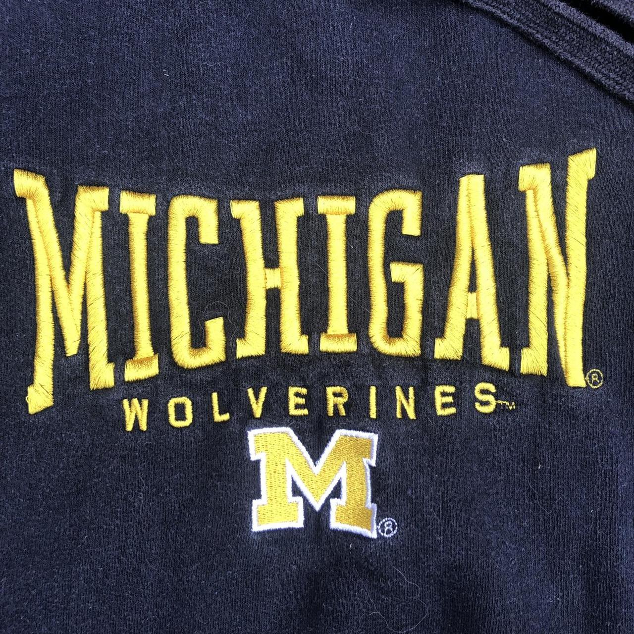 Awesome vintage embroidered University of Michigan... - Depop