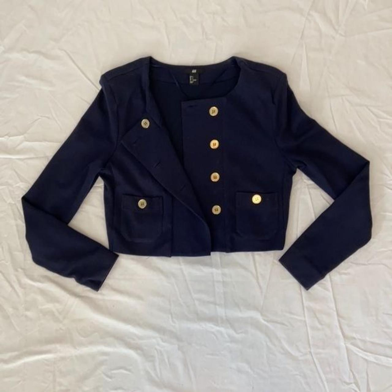 H&m blazer hot sale gold buttons