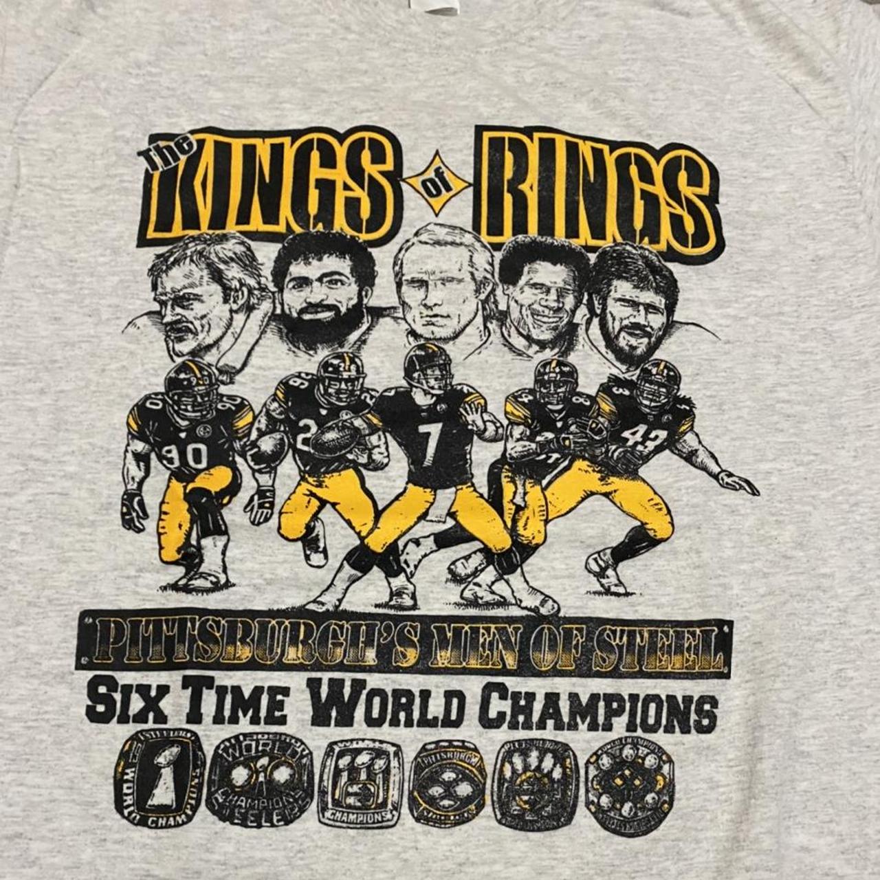 Y2K Got Rings ? Pittsburgh Steelers Tee Size-  - Depop