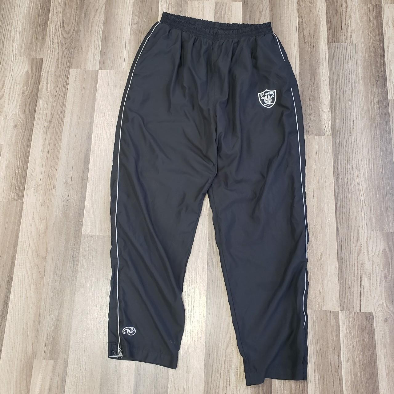 NFL Men's Black and Grey Joggers-tracksuits | Depop