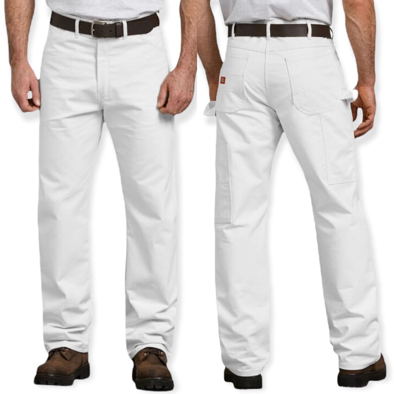 Dickies Men's White Trousers (2)