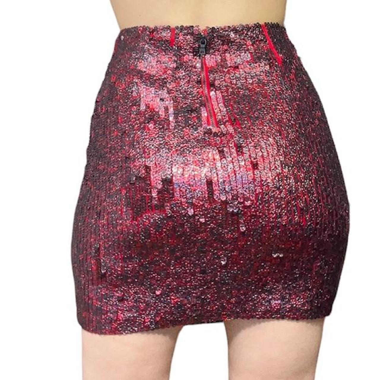 Product Image 2 - Red Sequin Mini Skirt by