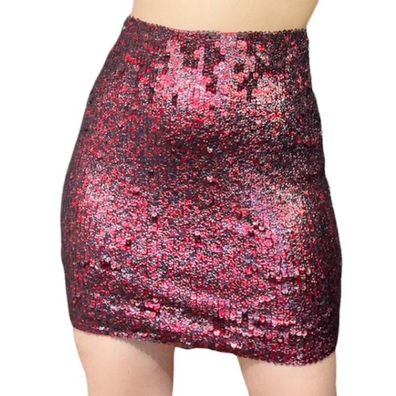 Product Image 1 - Red Sequin Mini Skirt by