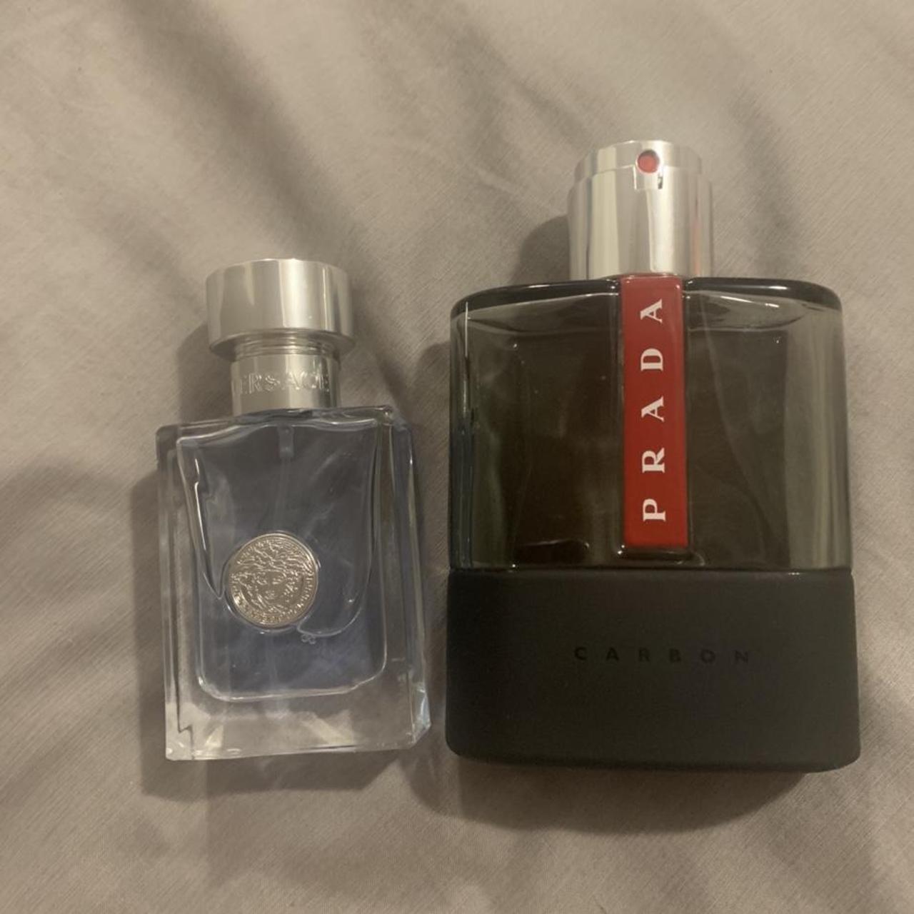 prada and versace colognes they both smell really... Depop