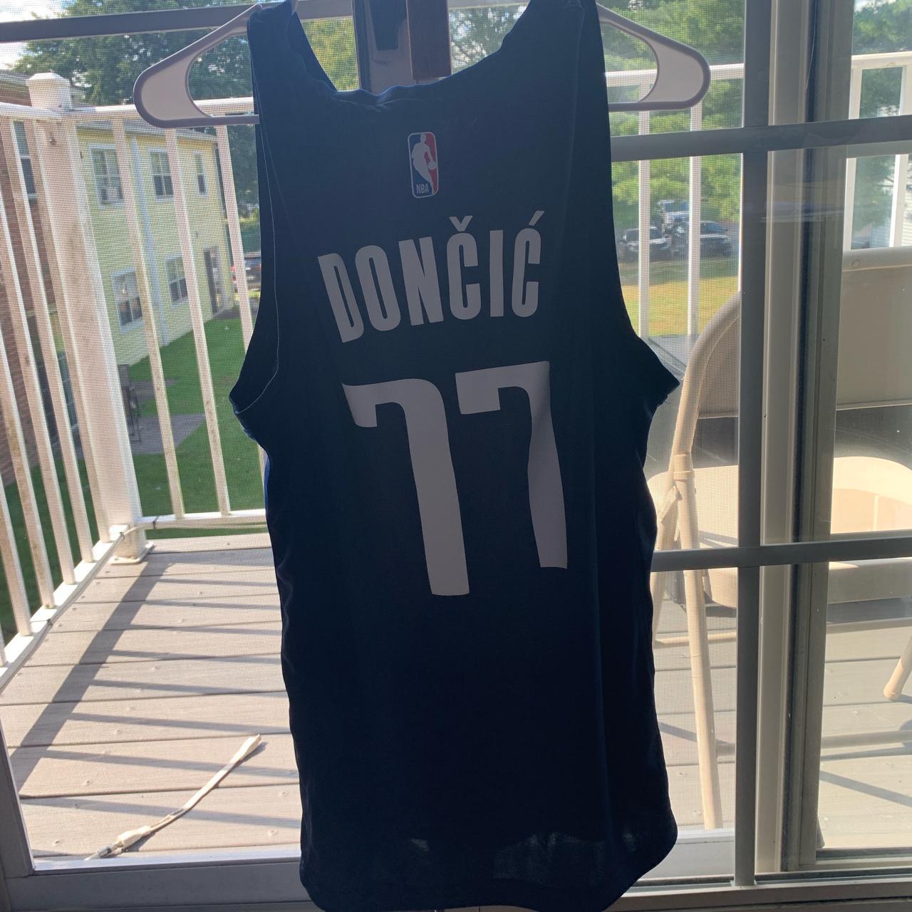New with Tags Luka Doncic jersey Black Dallas - Depop