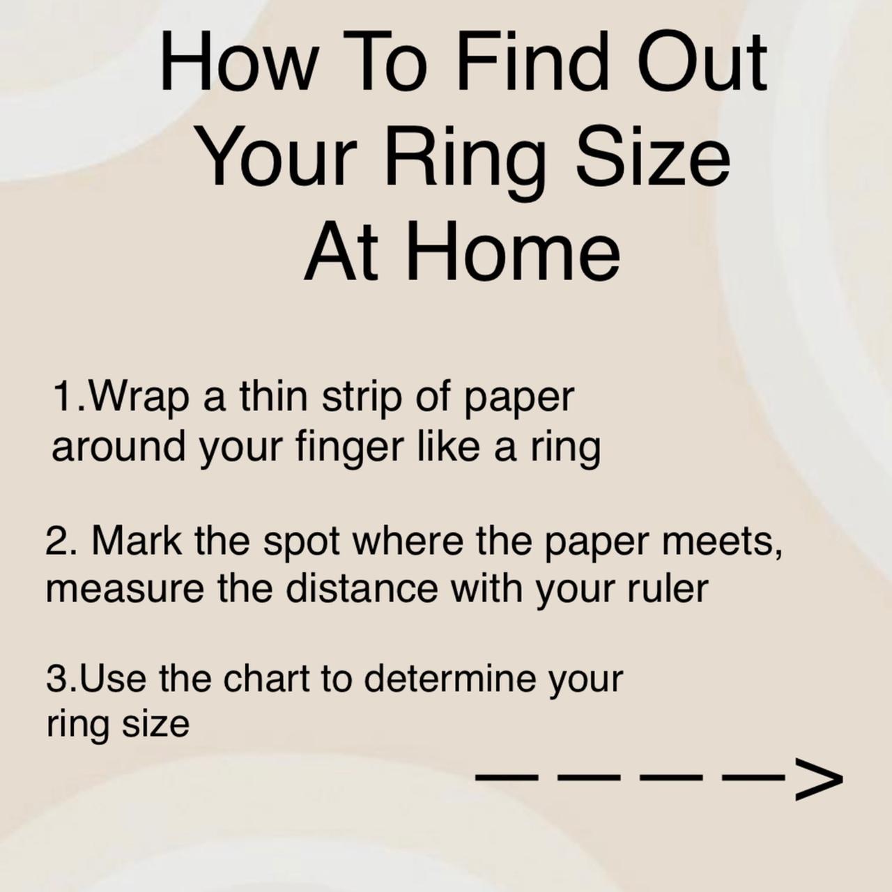 How to find out your Ring Size at Home