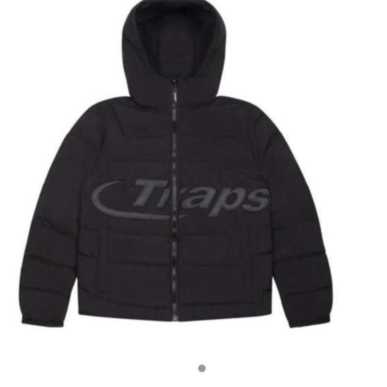 All 3 black trapstar coats in hand Baby blue in a... Depop