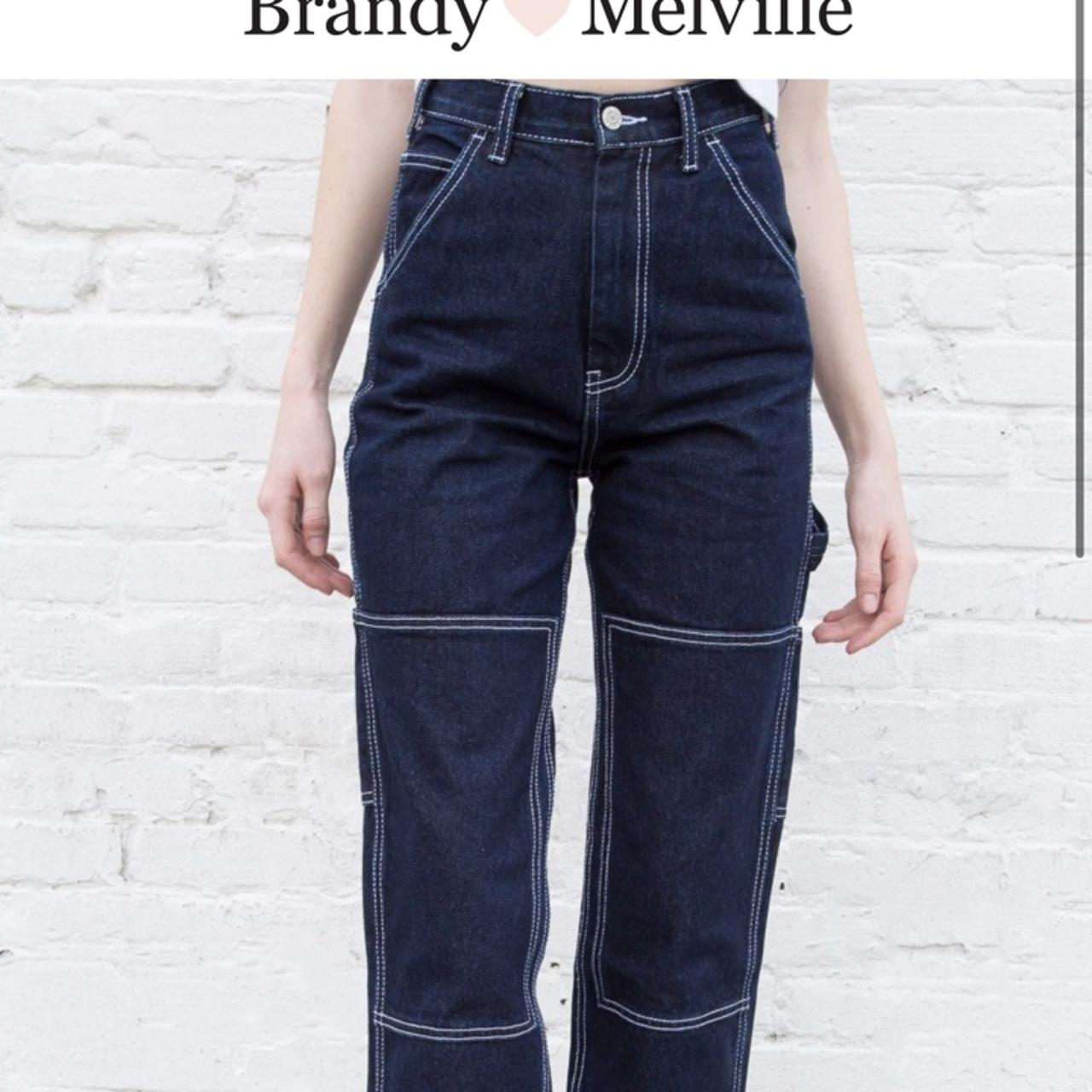 Brandy Melville Ariana painter pants (jeans) Size... Depop