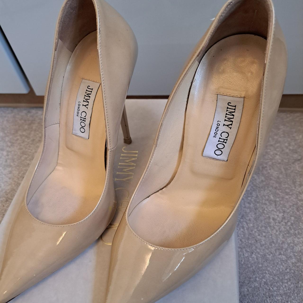 Jimmy choo hot sale tan heels