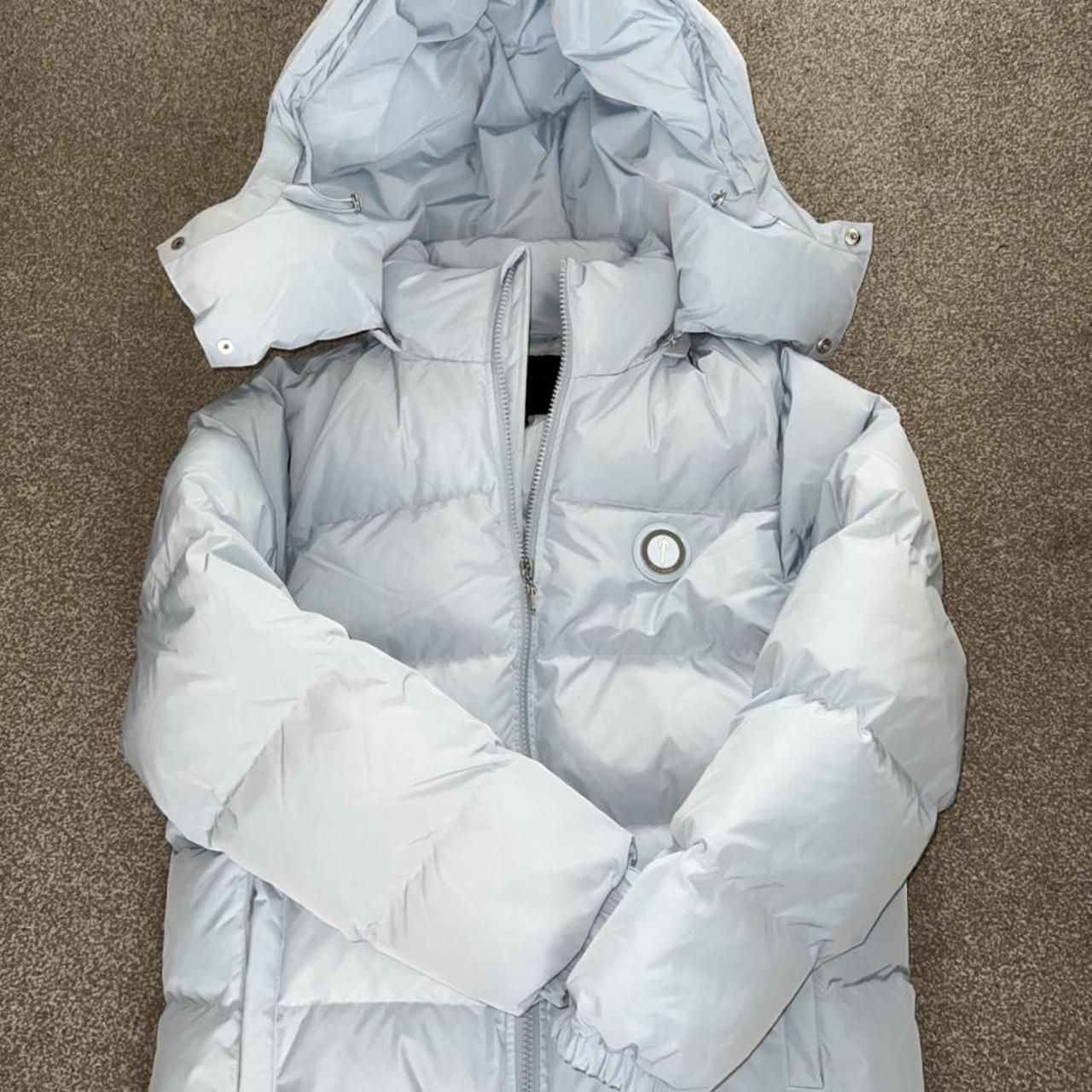 ice blue puffer jacket