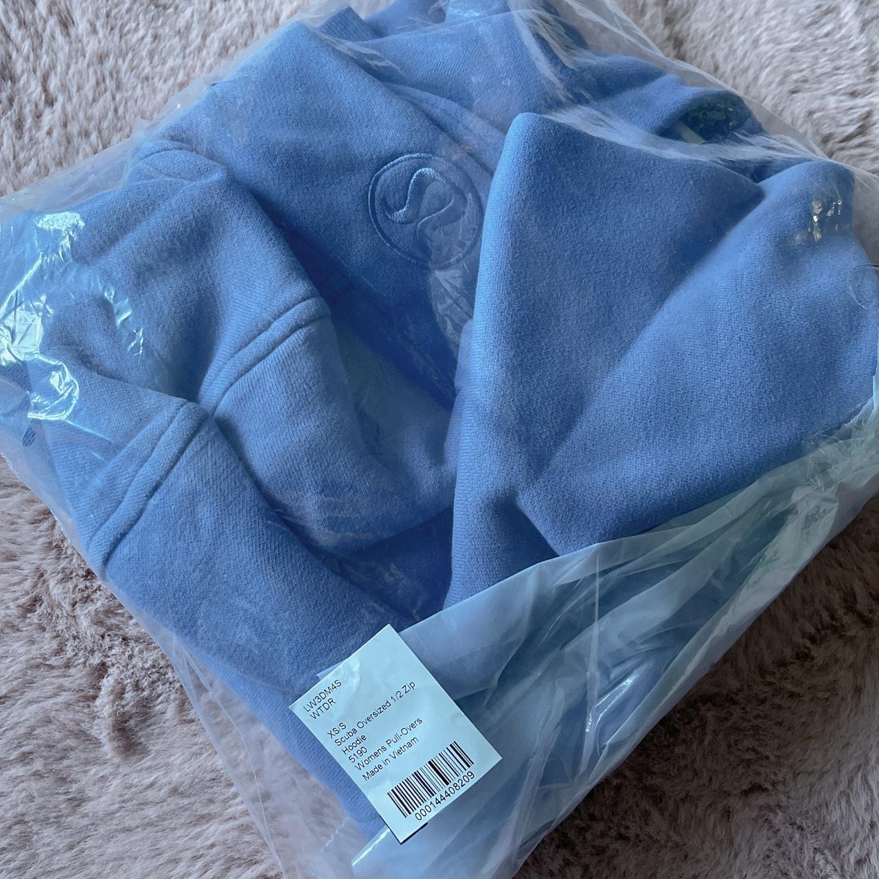 Lululemon Scuba Oversized HalfZip Hoodie Water... Depop