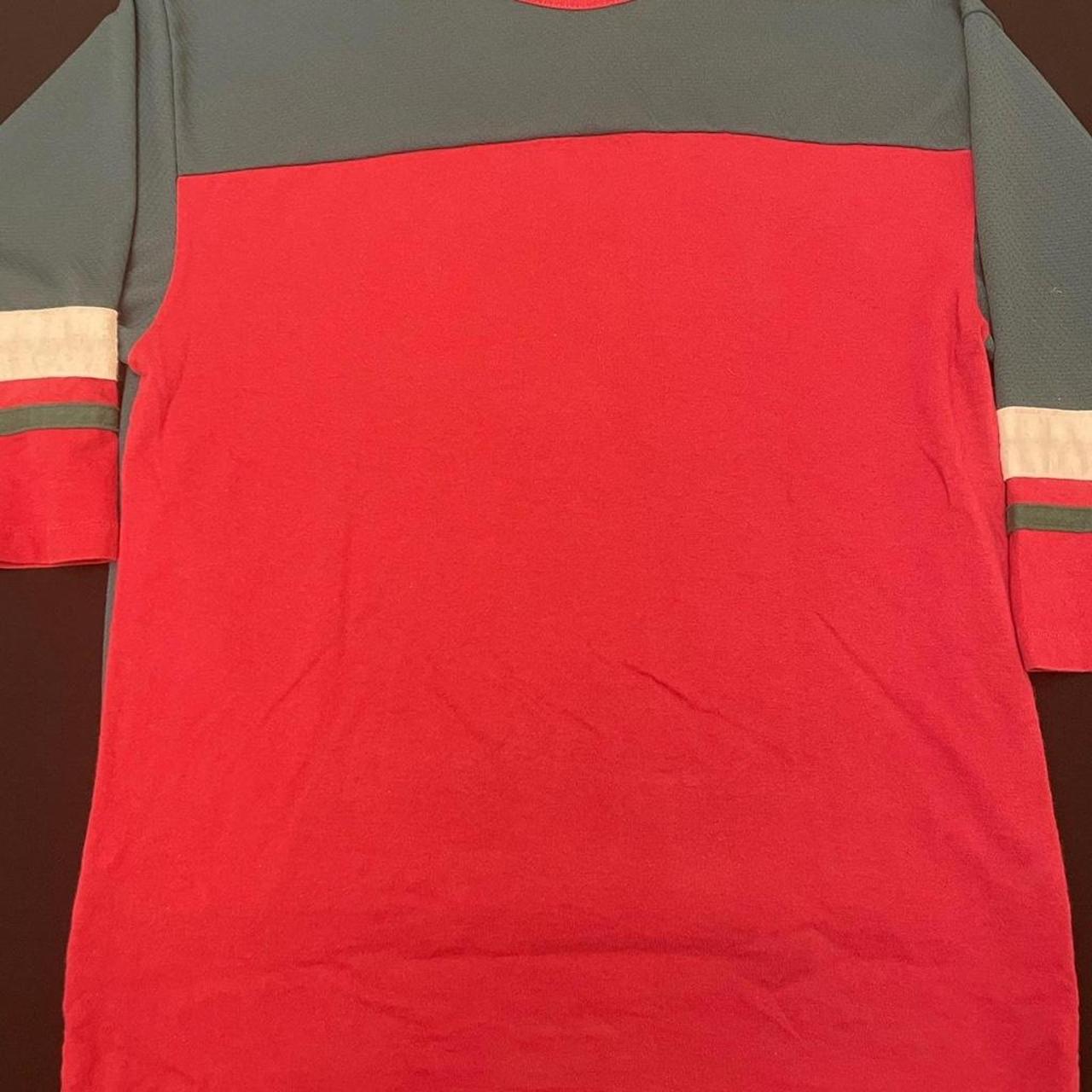Vintage Minnesota Wild NHL apparel team jersey 3/4 - Depop