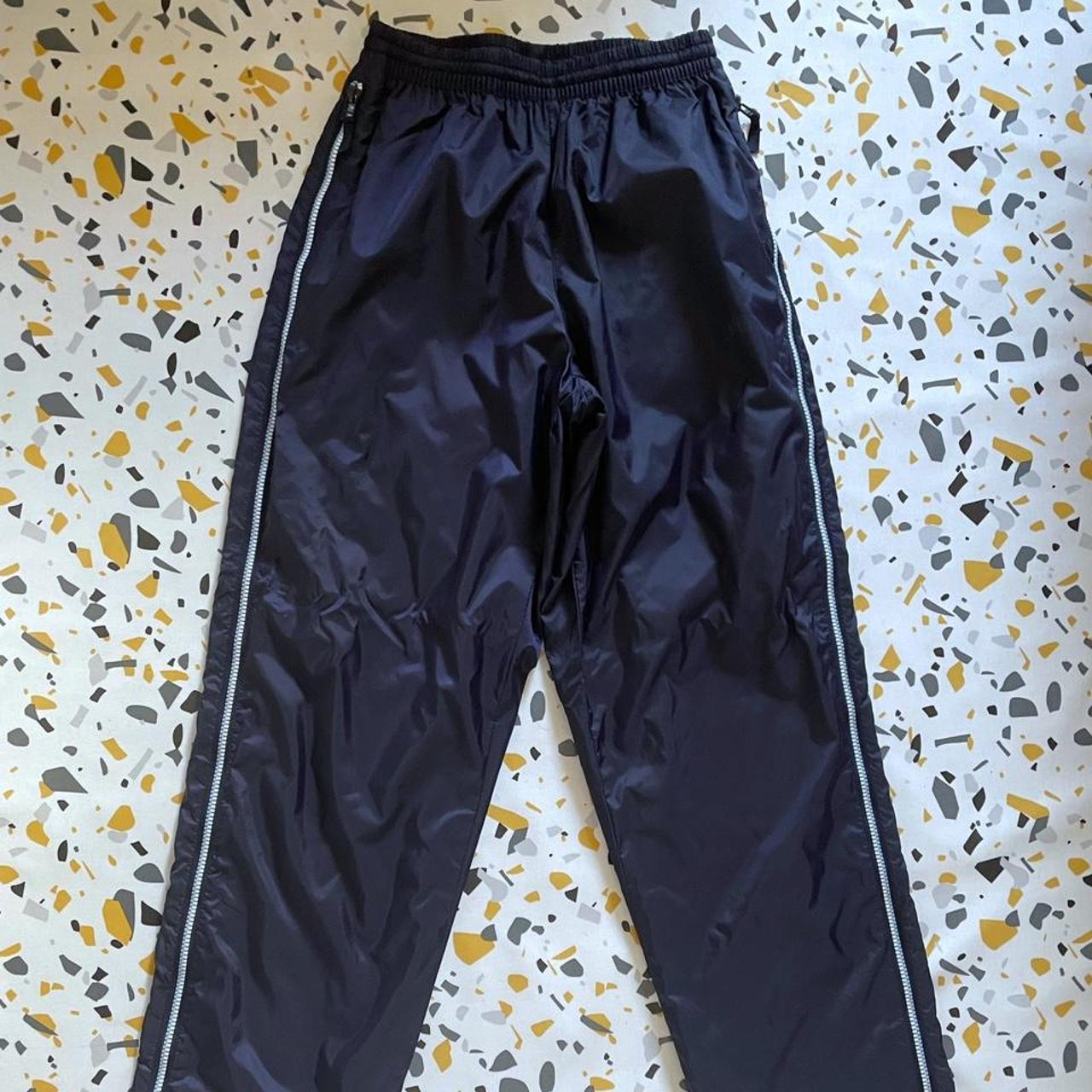 Puma Sports Navy Blue Tracksuit Bottoms Waterproof... Depop