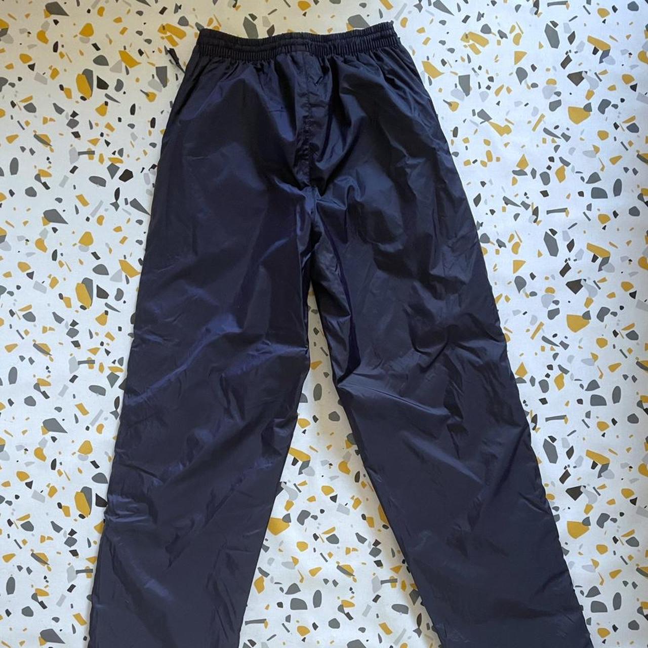 Puma Sports Navy Blue Tracksuit Bottoms Waterproof... Depop