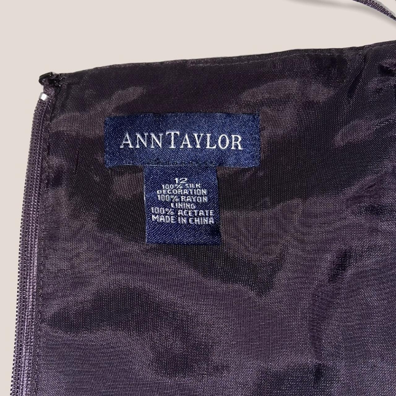 Ann Taylor Women's Purple and Black Corset (4)