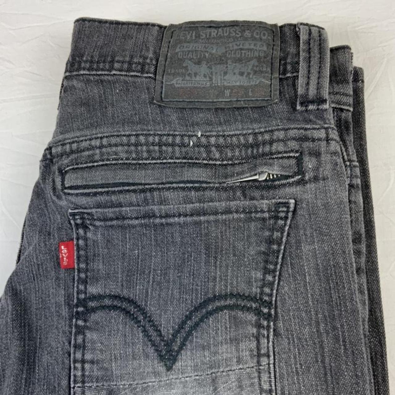 Levi's 511 women's black faded jeans, with matching... - Depop