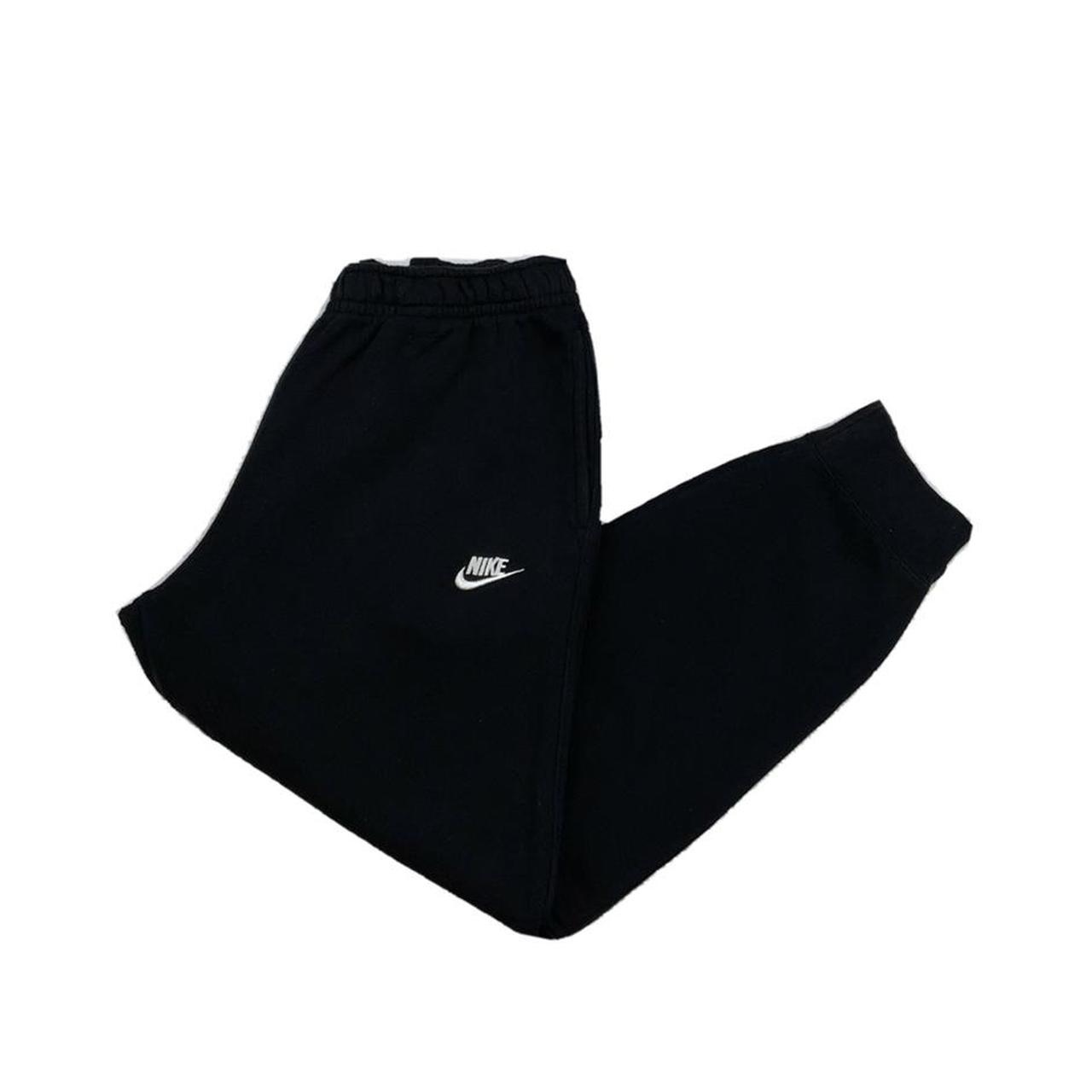 black nike cuffed joggers