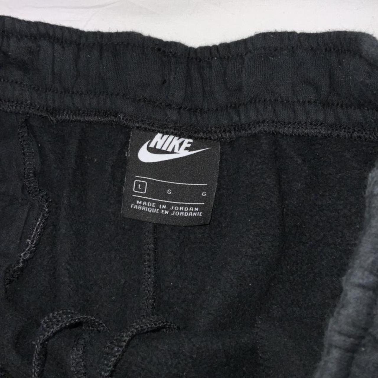 black nike cuffed joggers