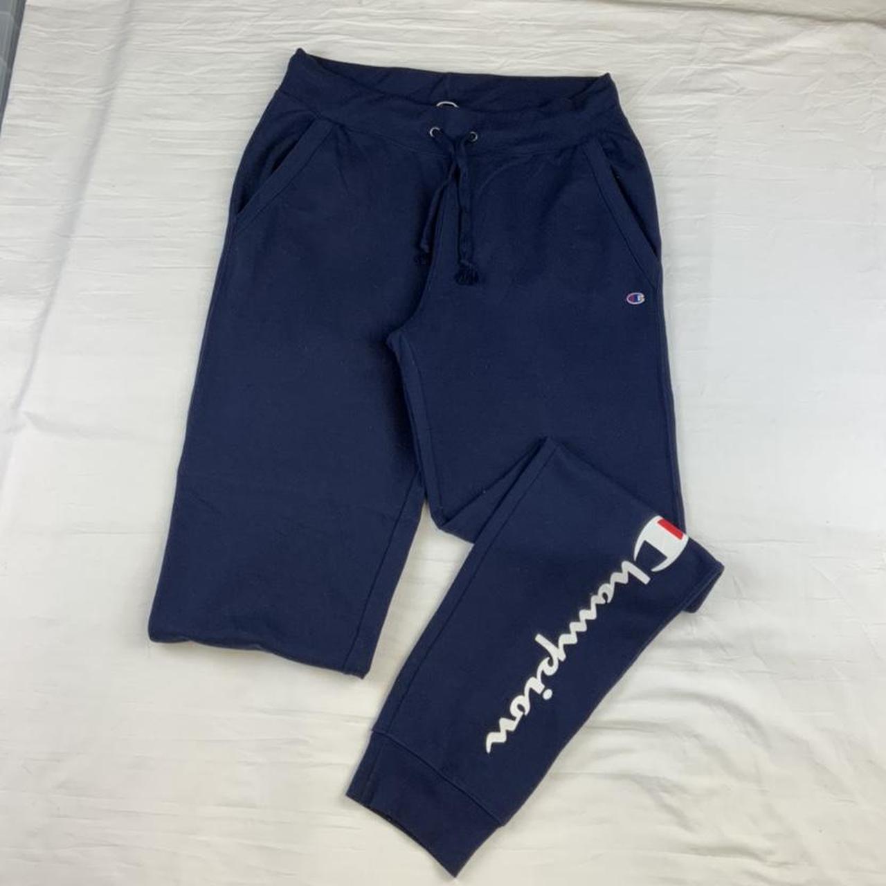 champion navy blue joggers