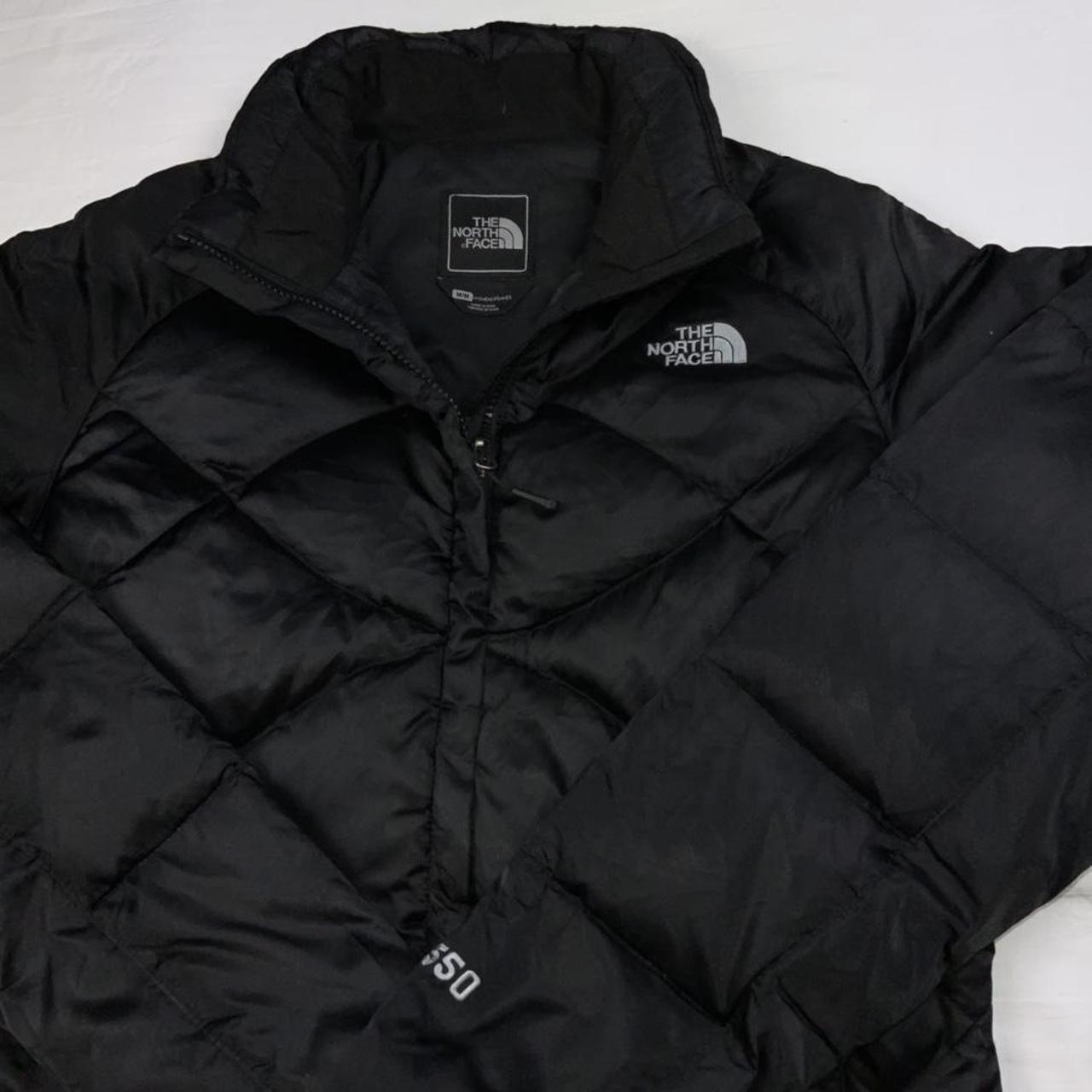 The North Face Black 550 women’s full zip black... - Depop