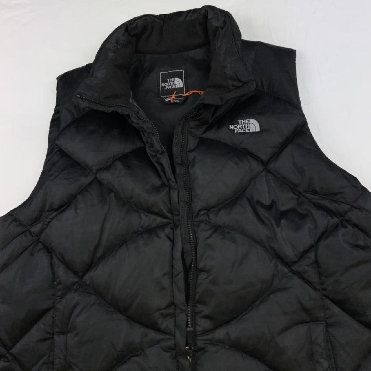 The North Face Black 550 women’s full zip puffer... - Depop