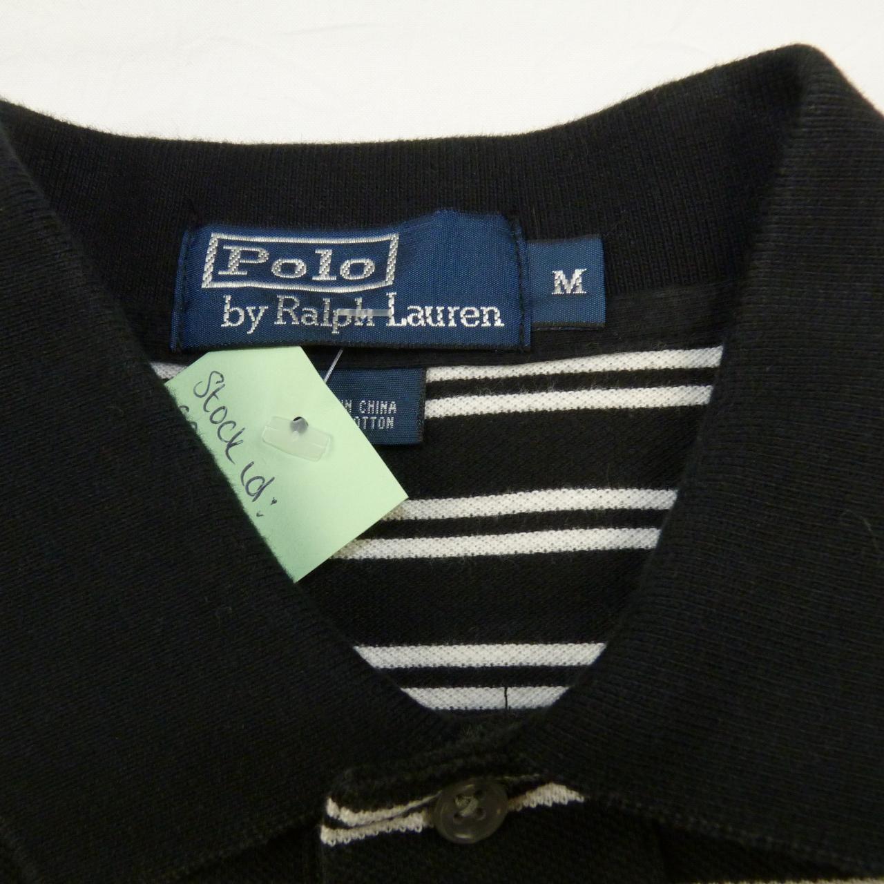 Polo Ralph Lauren men’s black and white polo shirt... - Depop
