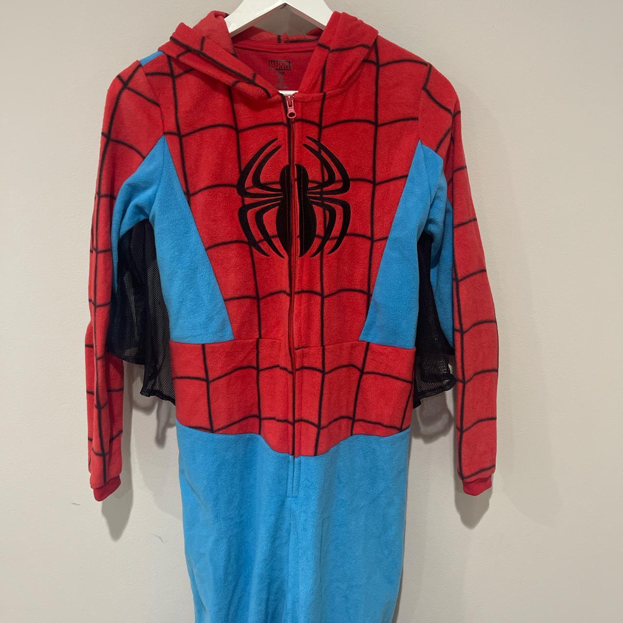New Marvel Spider-Man Pajama onesie Size: S/CH... - Depop