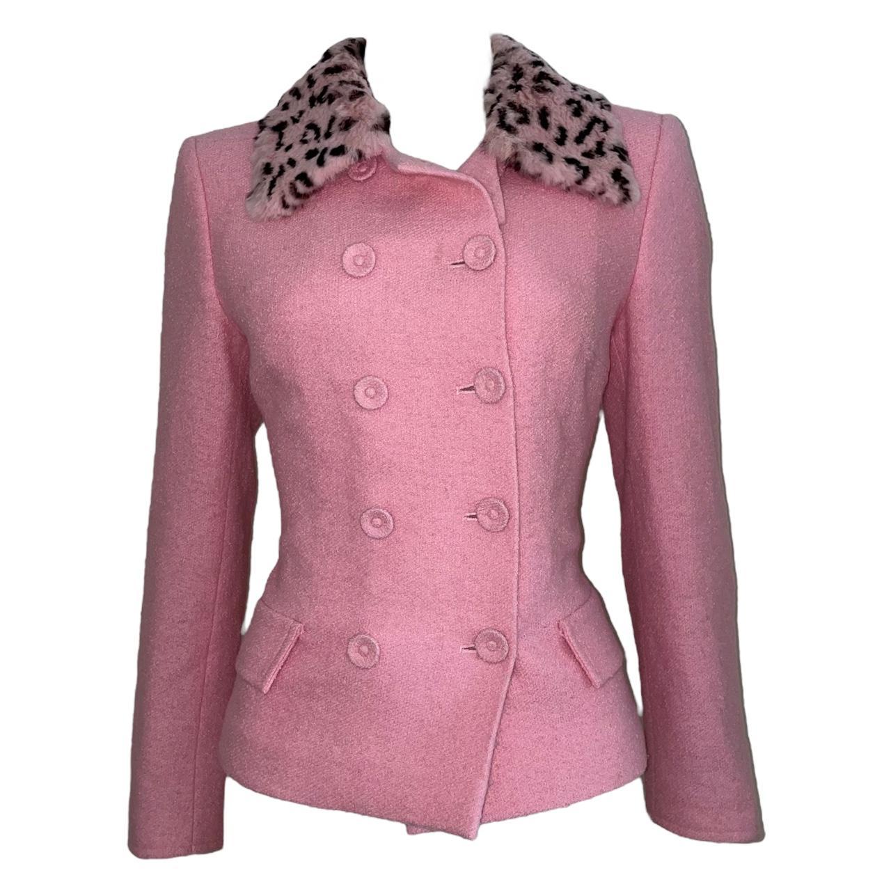 Blumarine Women's Pink Jacket Depop