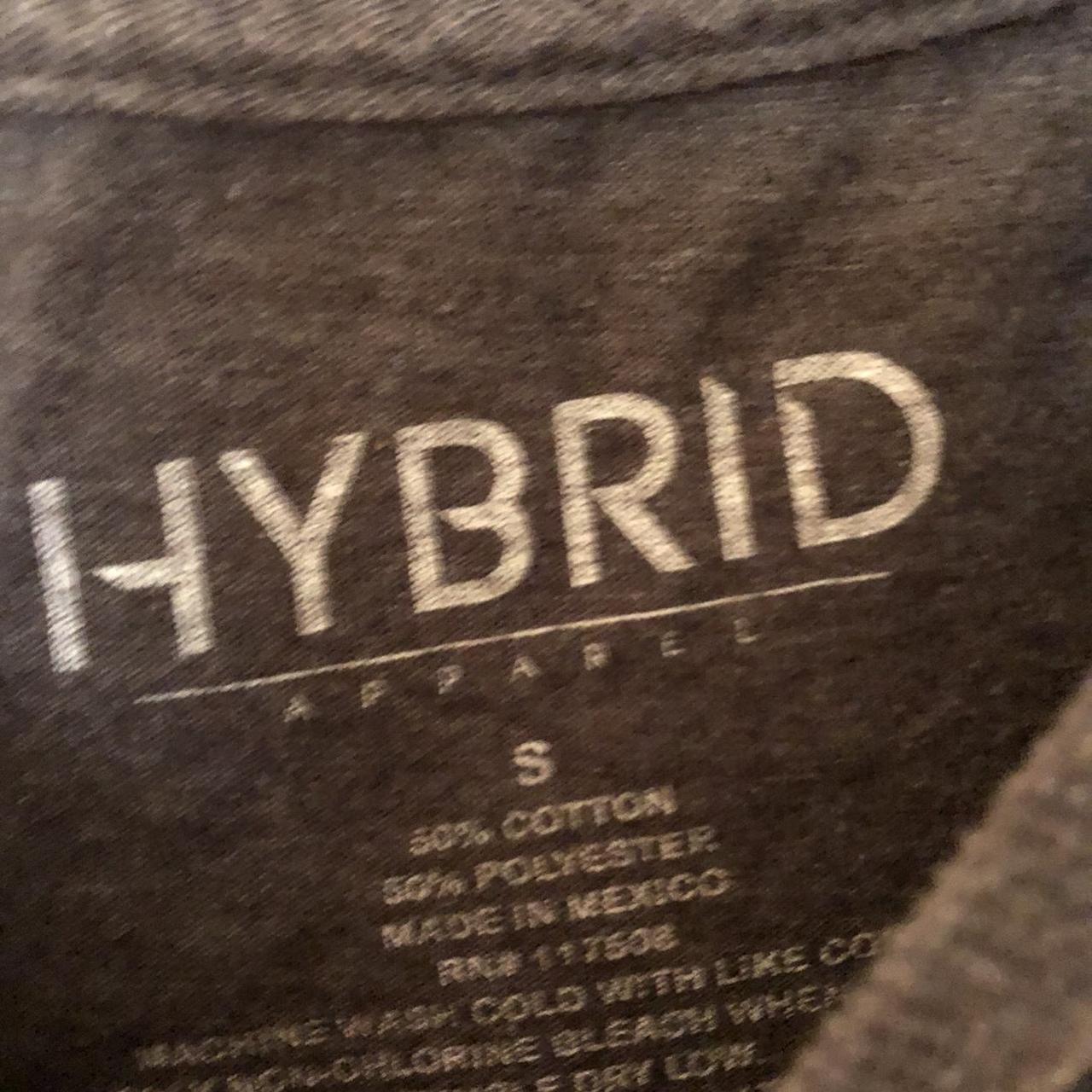 Hybrid Apparel Men's Grey T-shirt (4)