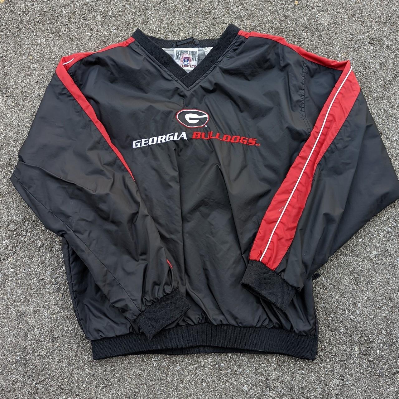 georgia bulldogs pullover windbreaker